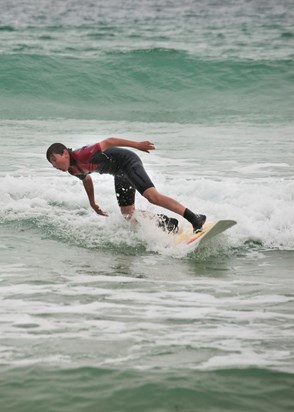 Len - the surfer - Isle of Harris 2011