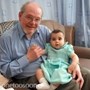 Dad with his granddaughter Leila Maria. Xxxx