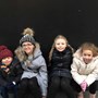Ice skating with your sister and 2 little friends mikey always wanted to sit next to you Mia we all miss you so much princess xx