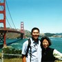 Akibo showing his mom around SF 1999