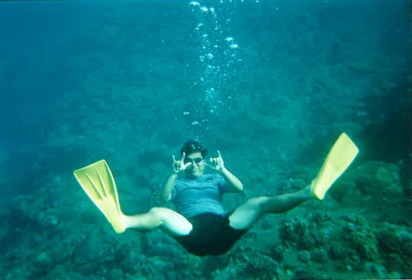 snorkeling in Maui on honeymoon