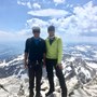 Marco and I on the summit of the Grand Teton. All smiles but completely exhausted.