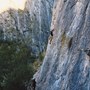 Marco and Emily climbing in Potrero Chico in Jan 2018. 