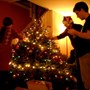 Christmas 2011, when Marco surprised us with the fattest Christmas tree for our house