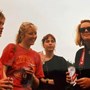Kim, Treez, Zoe, Sarah and Maxine at Ashton Court Festival, Bristol sometime in the early 80s. Photo by Anna Kington