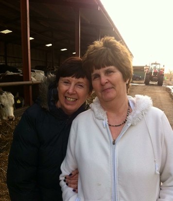 Bev and her sister Lorraine 2013